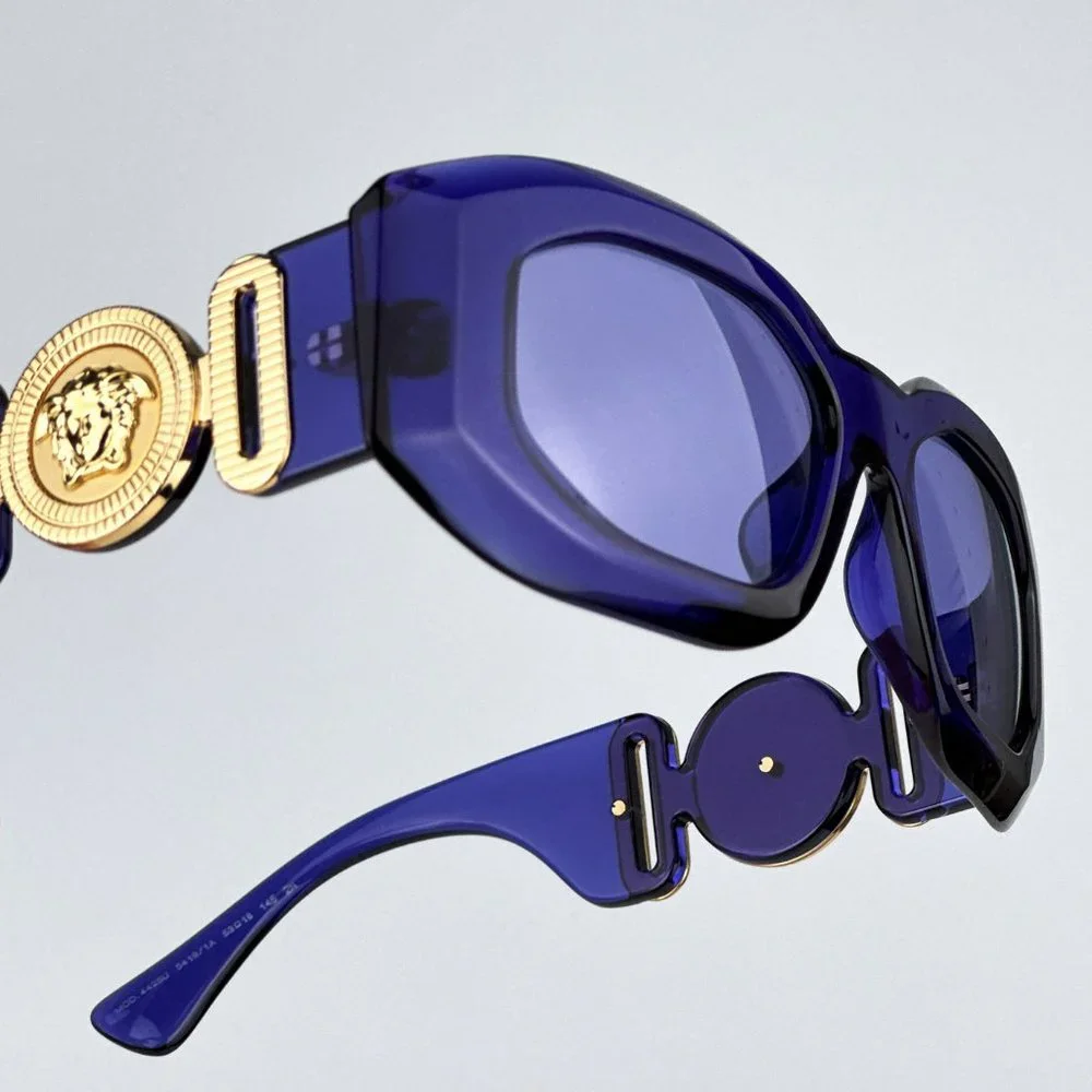 Versace VE4425U MAXI MEDUSA BIGGIE 54191A Sunglasses Purple Transparent Unisex